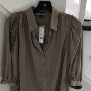 Theory silk shirt